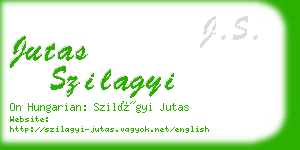 jutas szilagyi business card